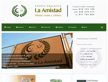 Tablet Screenshot of colegiolaamistad.com